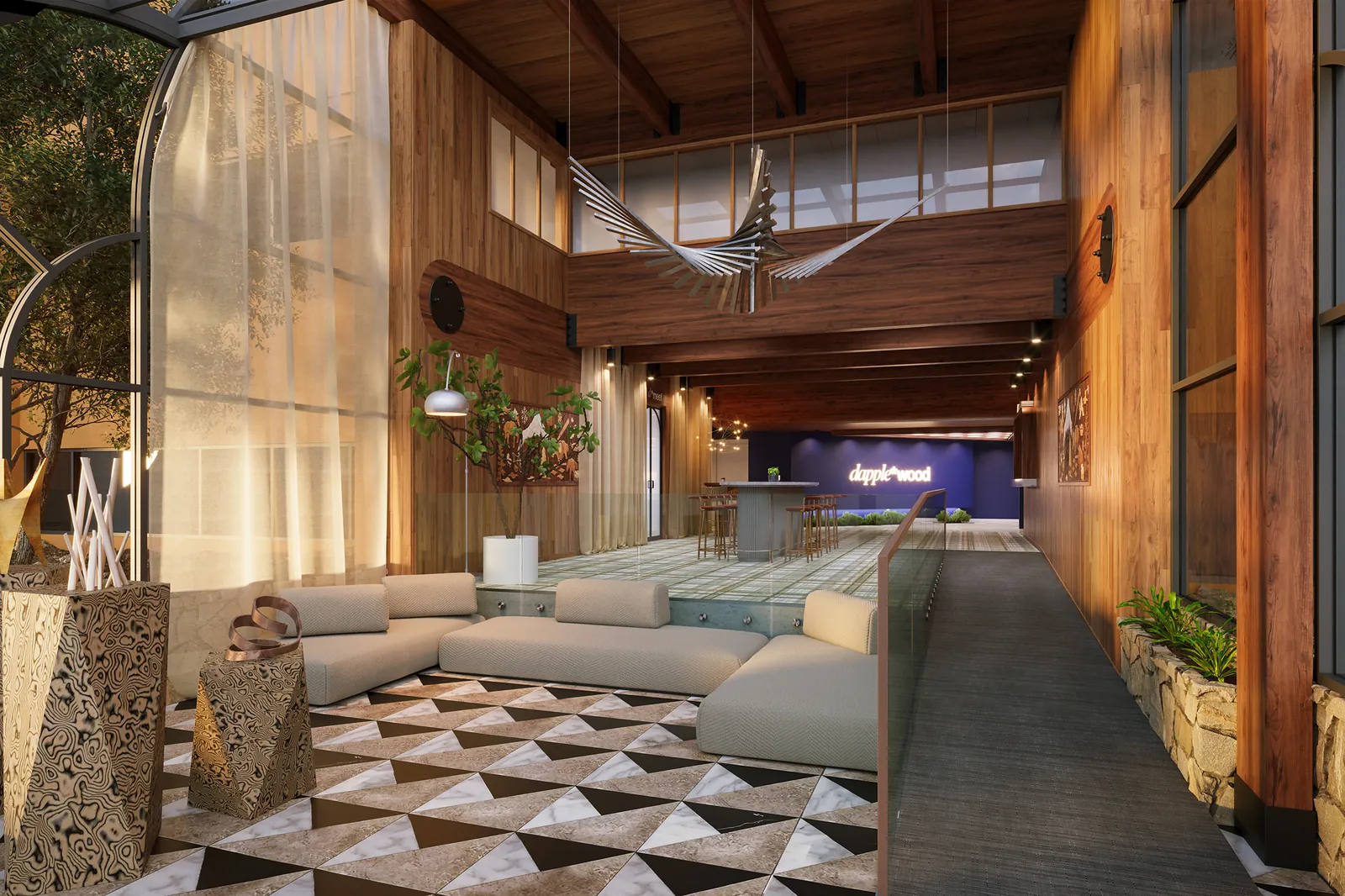 Lobby after renovation